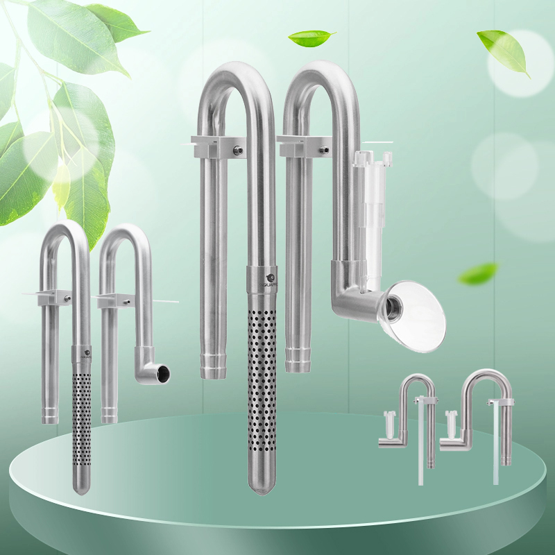 Aquarium Planted Filter - AQUAPRO Mini Stainless Steel Inflow Outflow