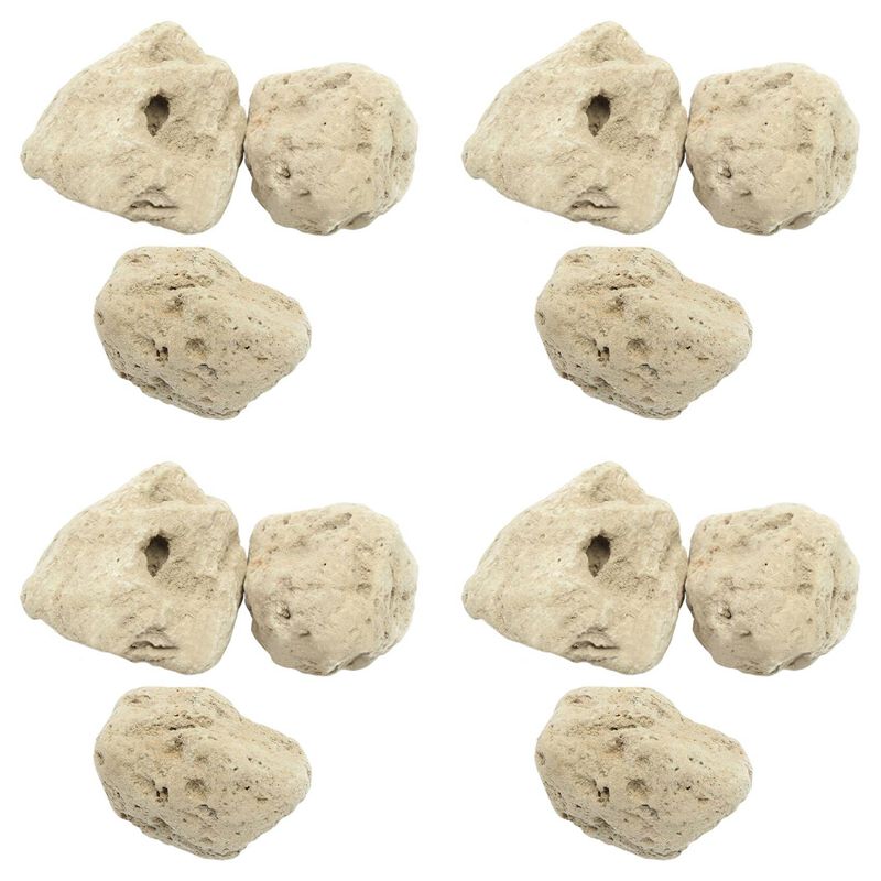 Planted Aquarium Models - 12Pcs Floating Real Rocks Aquarium Water