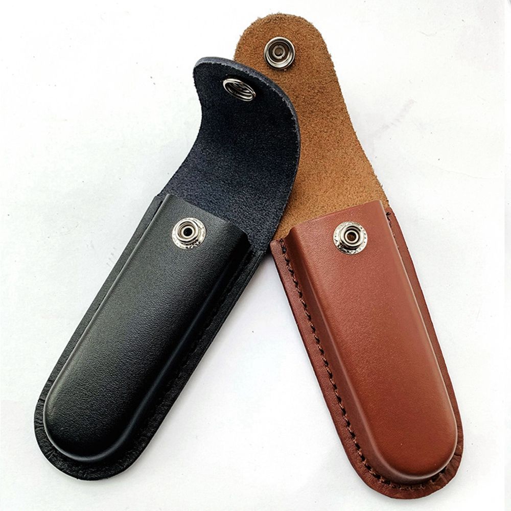 Trimming Scissor Set - Brown Fold Knife Scabbard Tool Flashlight