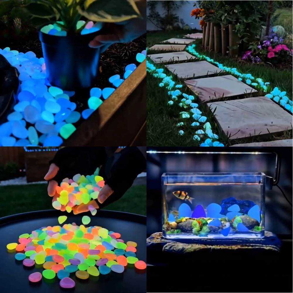 Aquarium Plant Light - Colorful Glow In The Dark Luminous