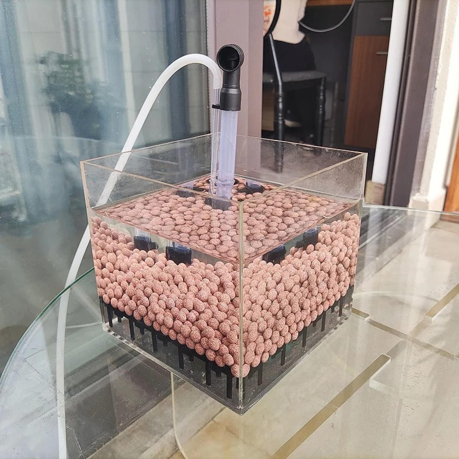 Planted Aquarium Undergravel Filter - Aquarium Filter Box Square Transparent Acrylic