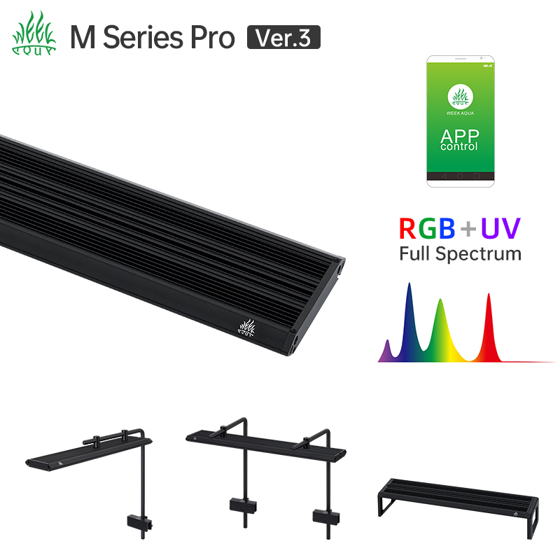 Aquarium Plant Light - Week Aqua M Series RGB UV