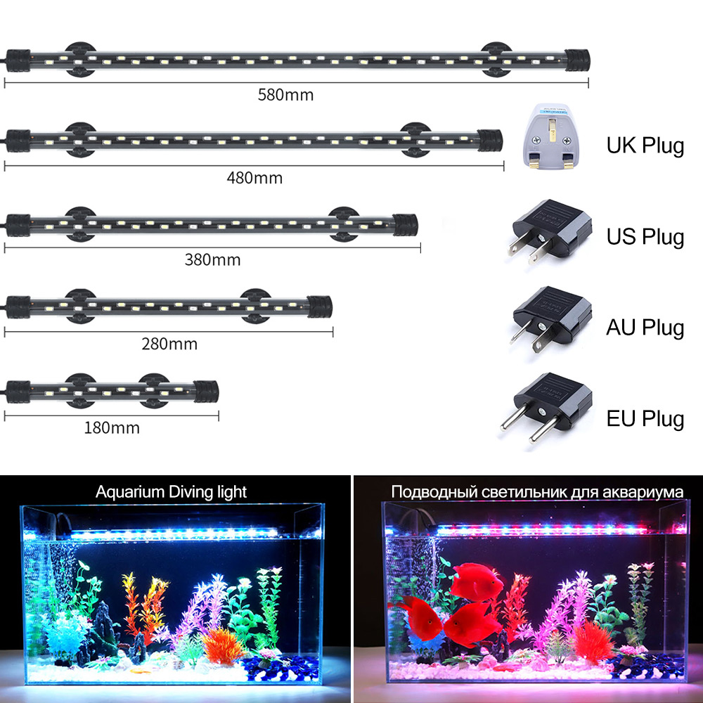Aquarium Plant Light - 90-260V Bể Cá Đèn LED Chống