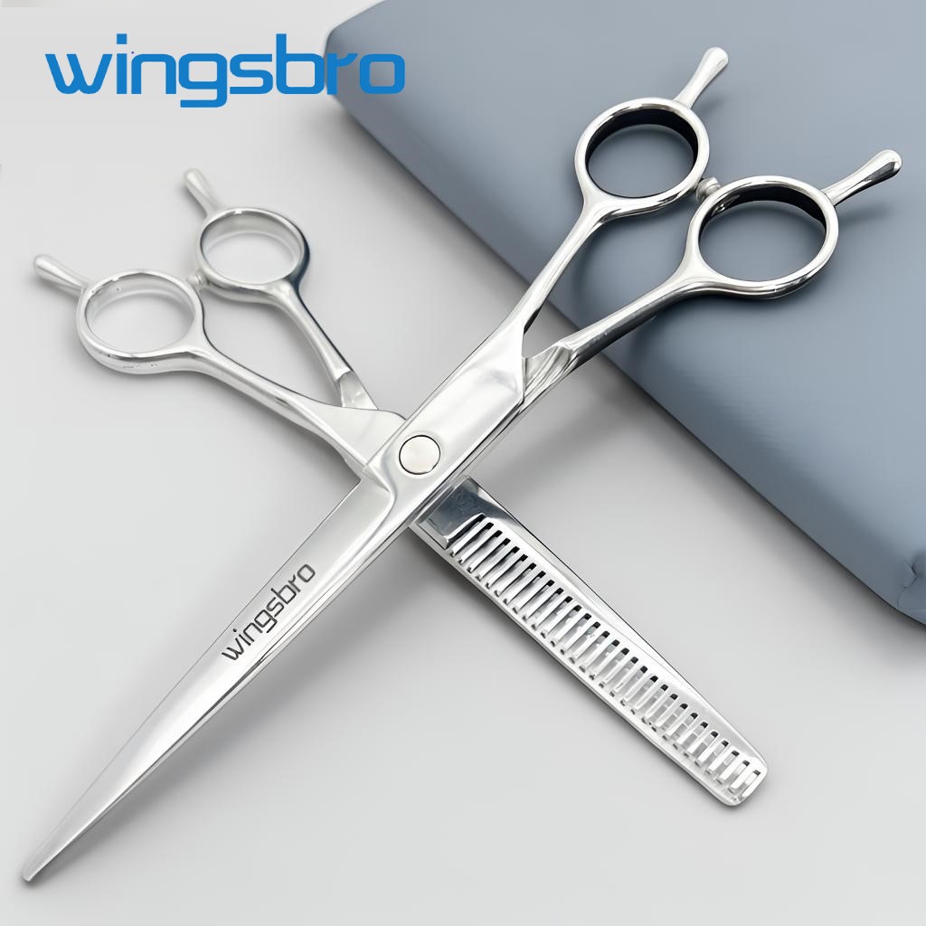 Trimming Scissor Set - Wingsbro 7.0 Inch Hair Cutting Scissors,