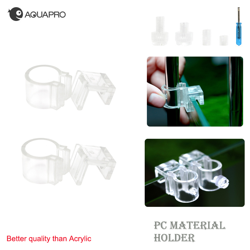 Planted Aquarium Freshwater - Aquarium Pipe Holder Inflow Outflow PC