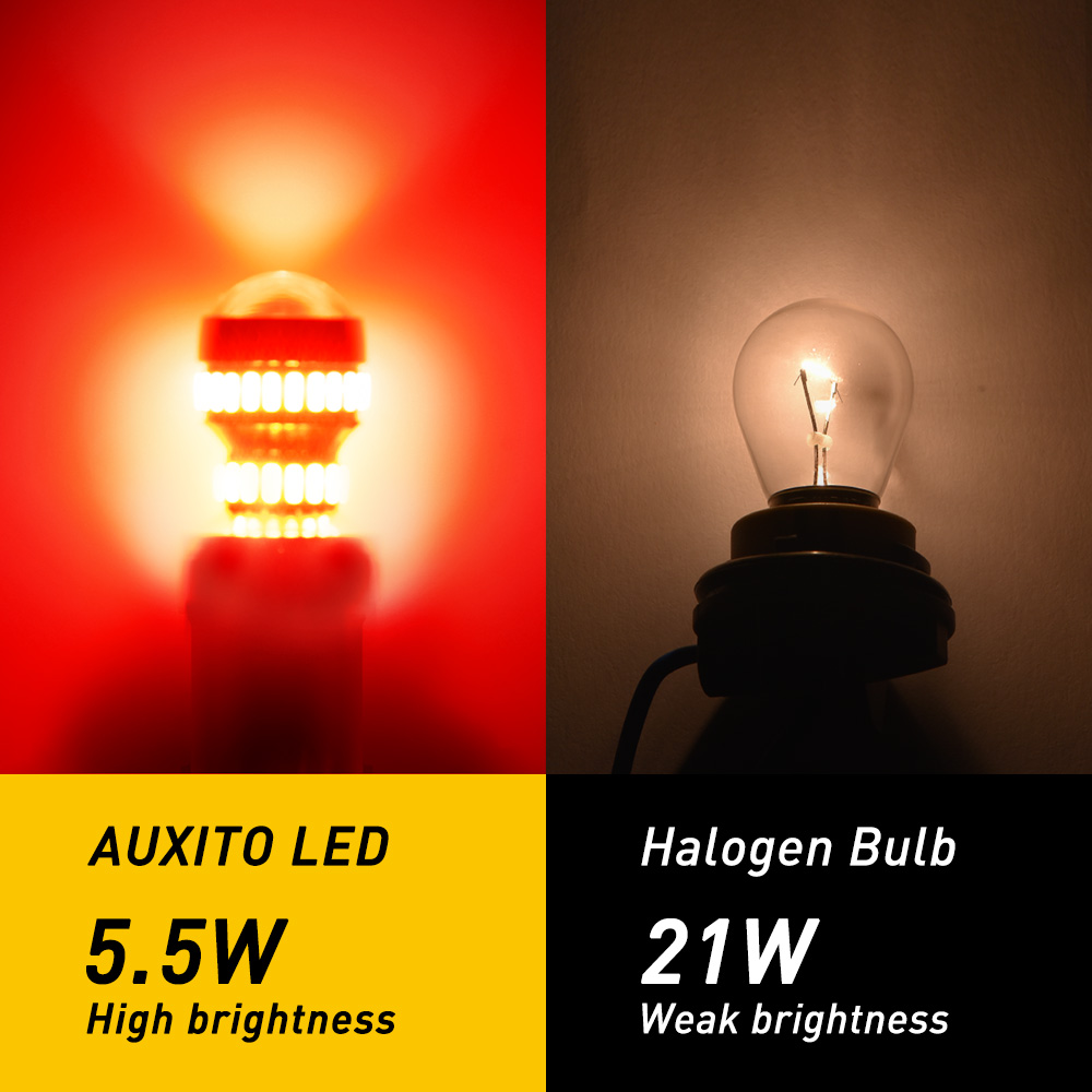 AUXITO 2Pcs 1156 P21W Ba15s LE - đánh giá và giá Ludwigia Super Red