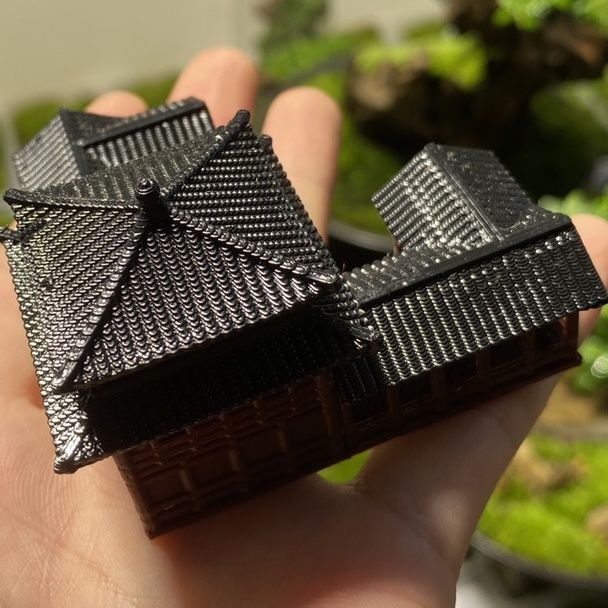 Plastics Chinese Style Ancient - đánh giá và giá Planted Aquarium Models