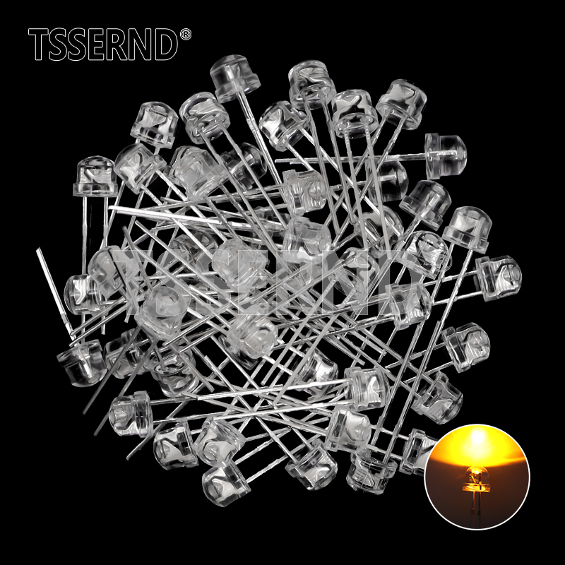 50pcs 5mm Straw Hat LED Super  - đánh giá và giá Ludwigia Super Red