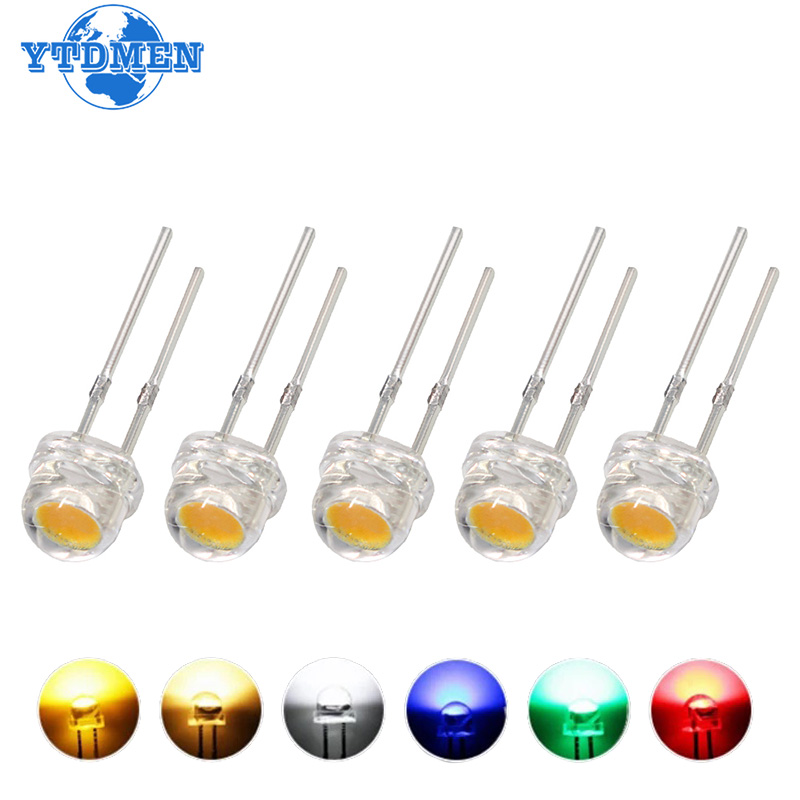 100PCS Super Bright 5MM LED Di - đánh giá và giá Ludwigia Super Red