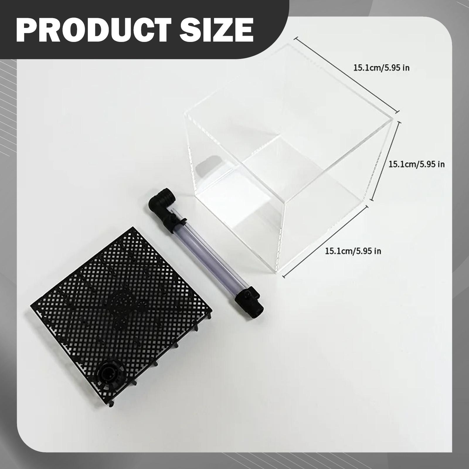 Transparent Acrylic Aquarium F - đánh giá và giá Planted Aquarium Undergravel Filter