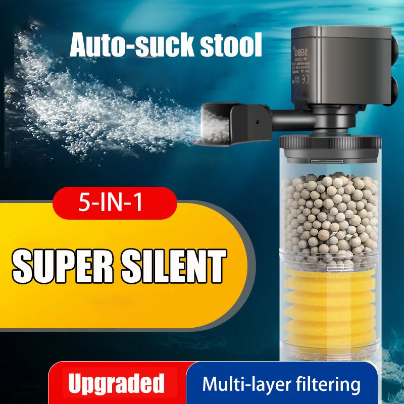 220V 5 Trong 1 Im Lặng Lọc Cho - đánh giá và giá Aquarium Planted Filter