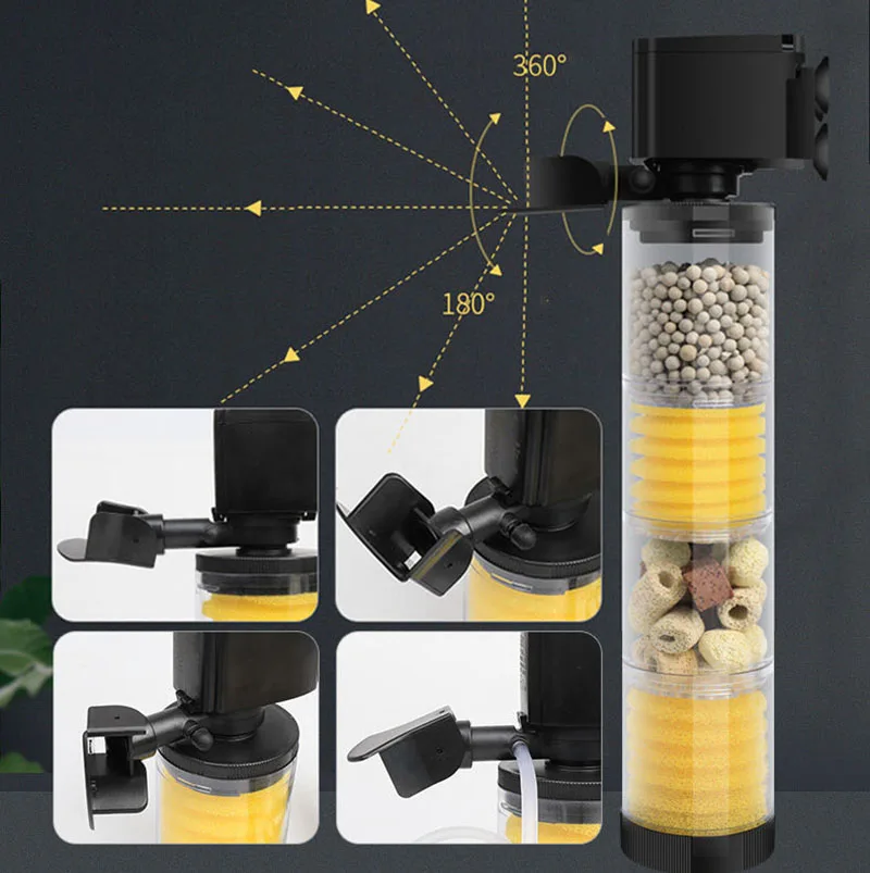 220V 5 Trong 1 Im Lặng Lọc Cho - đánh giá và giá Aquarium Planted Filter