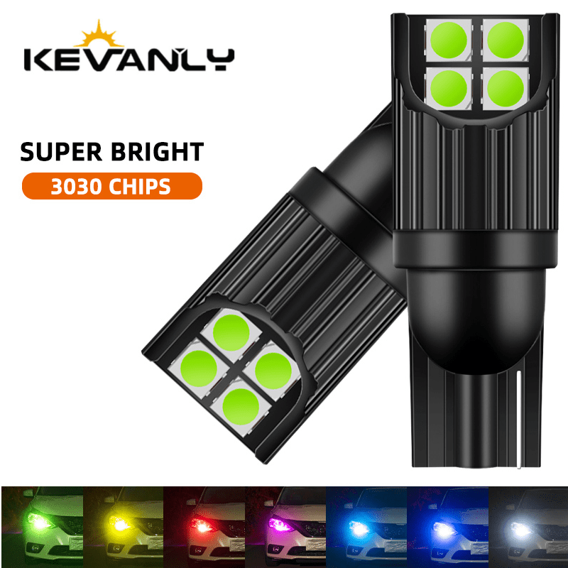 2pcs T10 LED W5W LED Bulbs 194 - đánh giá và giá Ludwigia Super Red