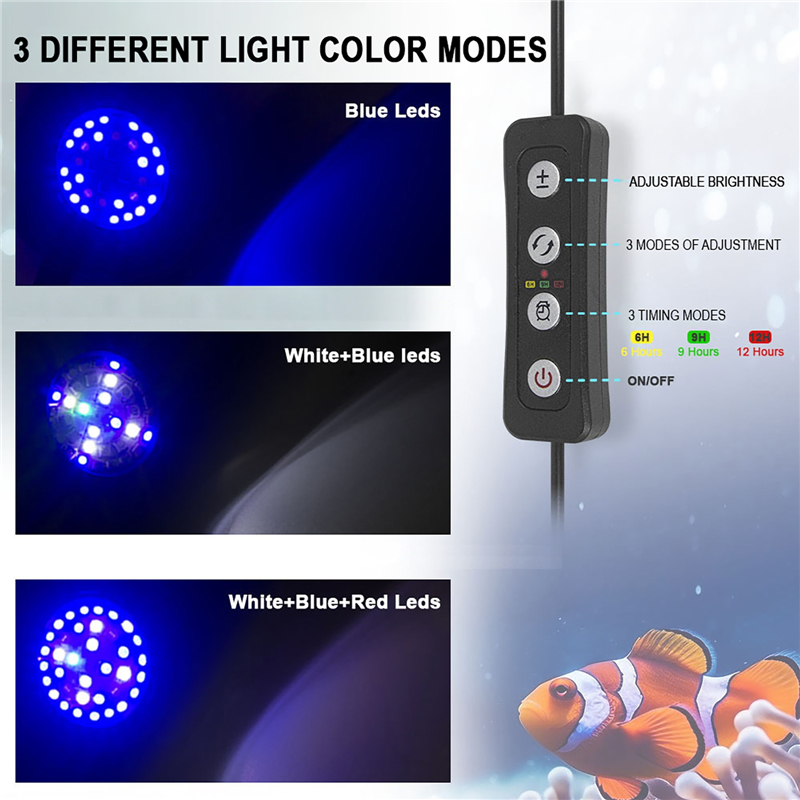 30W Aquarium Fish Tank Sea Wat - đánh giá và giá Aquarium Plant Light