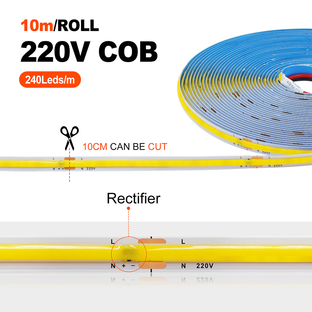 220V 5m 10m 15m 20m 50m COB LE - đánh giá và giá Ludwigia Super Red