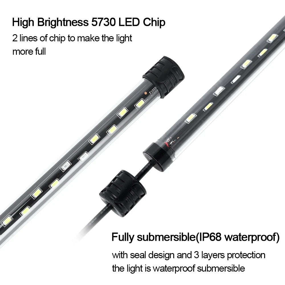 58CM  Aquarium Light LED Plant - đánh giá và giá Aquarium Plant Light