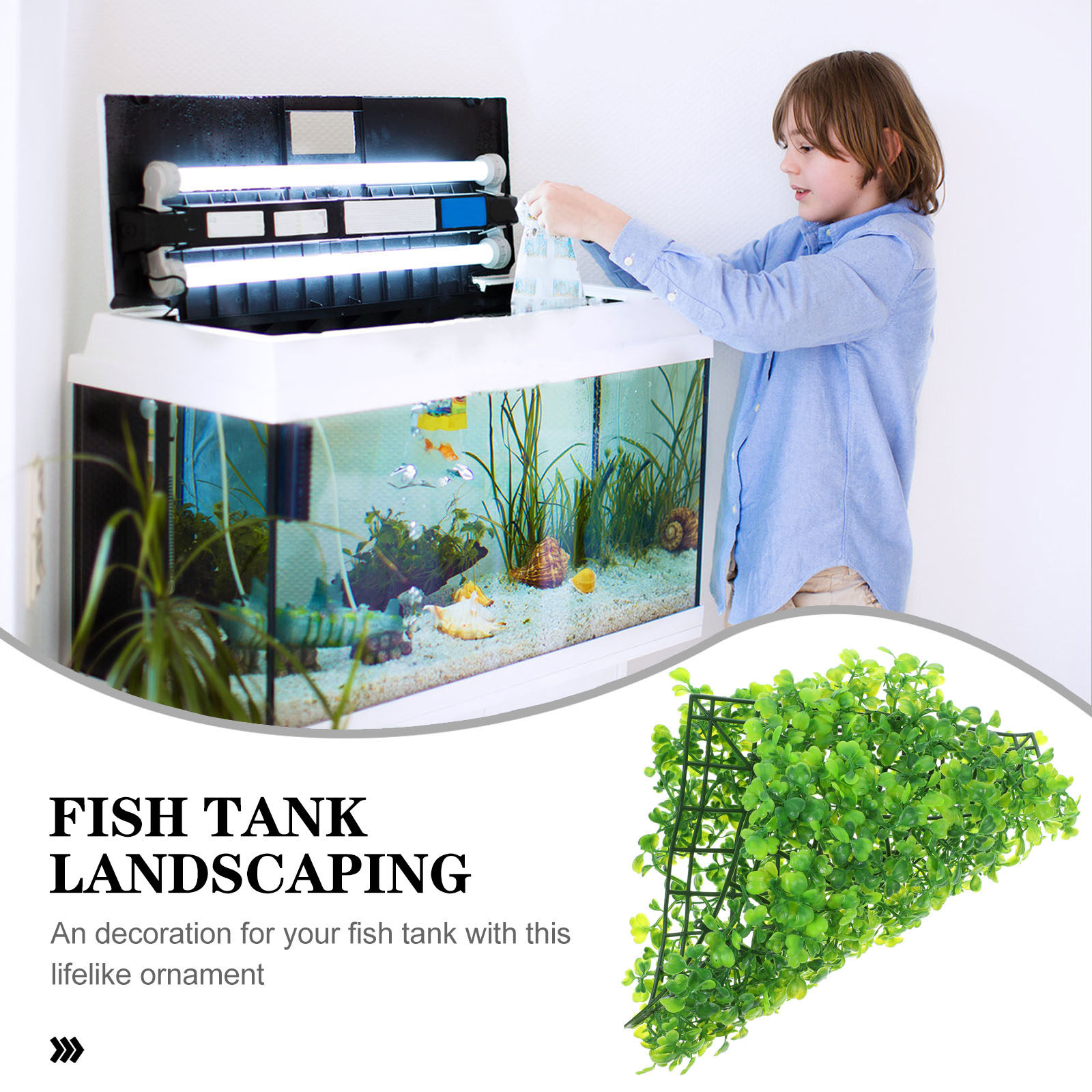 Fake Fish Tank Grass Realistic - đánh giá và giá Planted Aquarium Freshwater