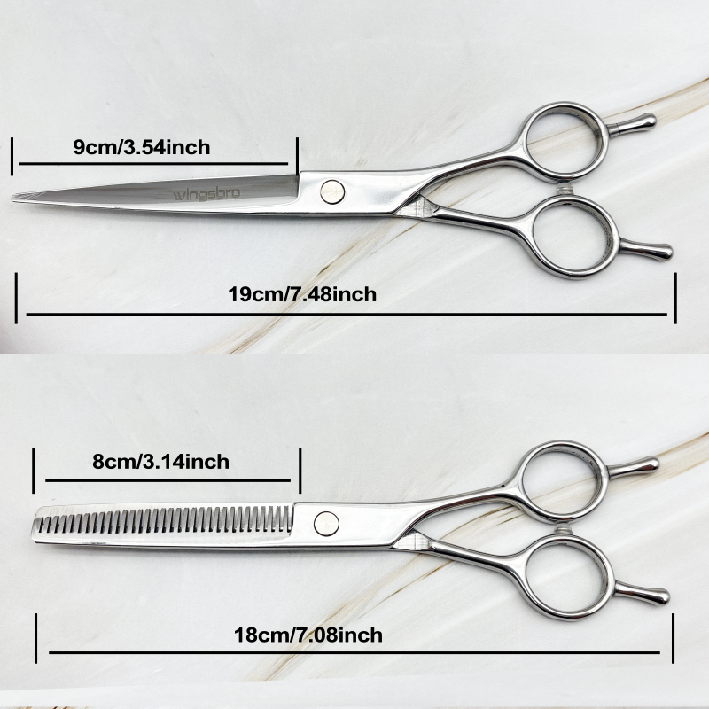 Wingsbro 7.0 Inch Hair Cutting - đánh giá và giá Trimming Scissor Set