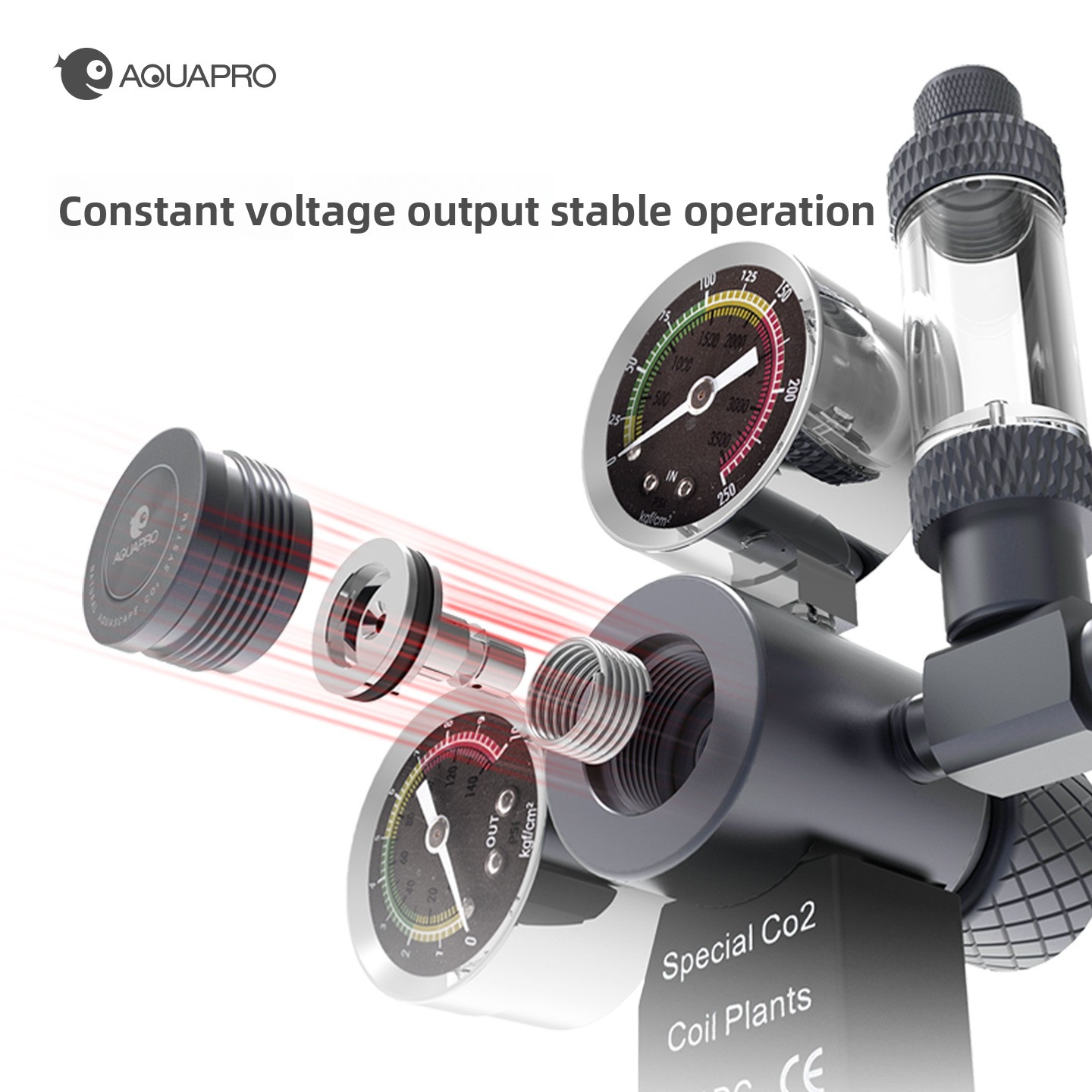 AQUAPRO Solenoid Dual Gauge CO - đánh giá và giá Aquarium Plant Uk