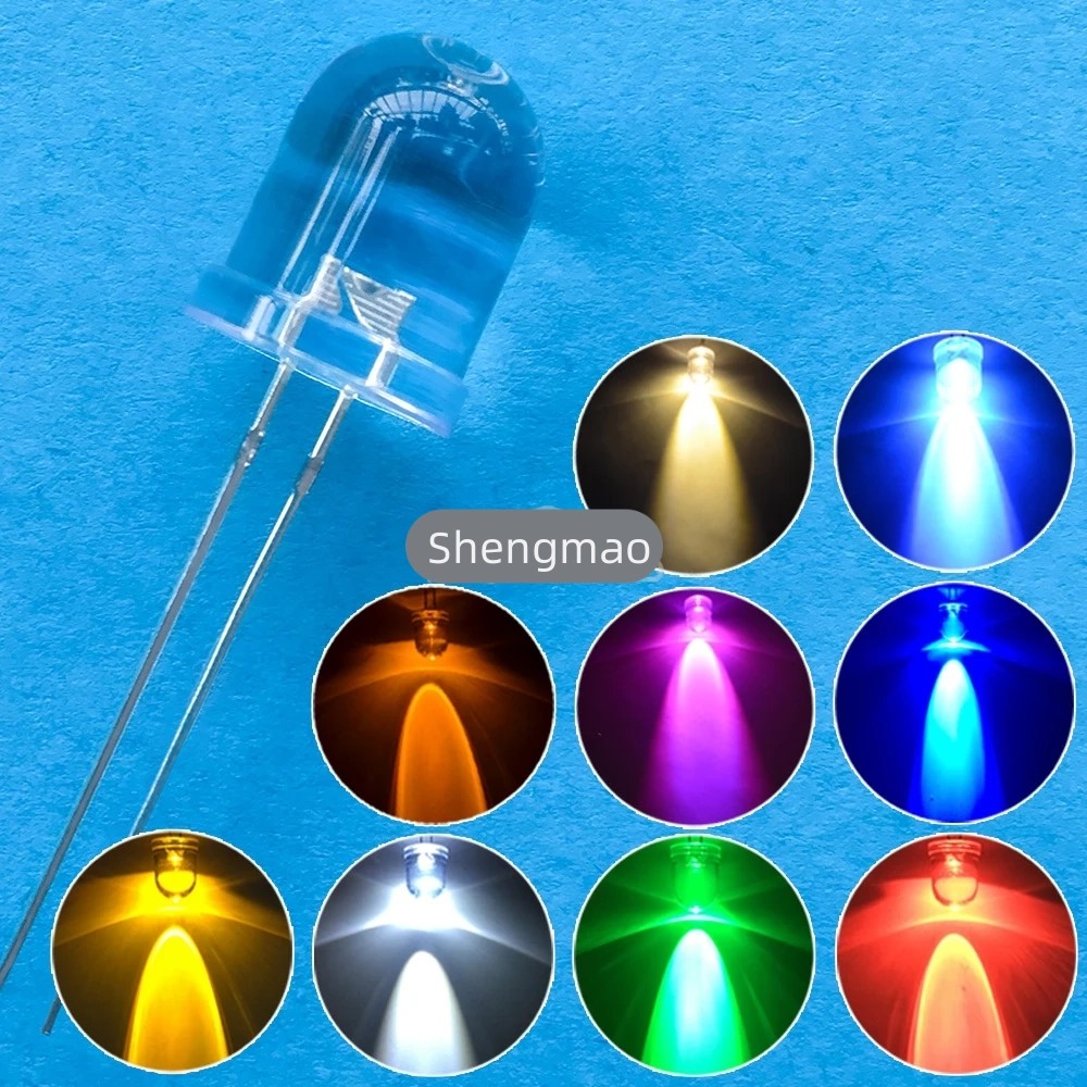 100 Super Bright LED F8 8MM 2v - đánh giá và giá Ludwigia Super Red